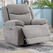 Herbert Power Recliner Armchair Light Grey
