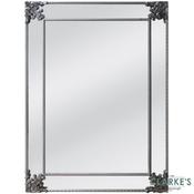 Venetian Antique Silver Wall Mirror 83 x 114 cm