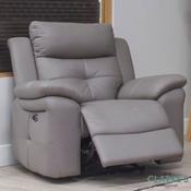 Lugano Power Recliner Armchair Storm Grey image