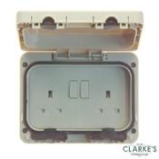PowerMaster IP66 Double Outdoor Socket