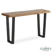 Oak Mill console table