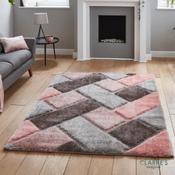 Olympia 2239 Grey/Pink Rug 120 x 170cm image