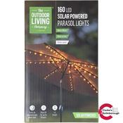 160 LED Parasol Solar Lights