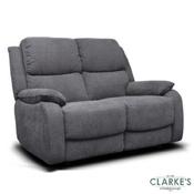 Parker 2 Seater Fabric Sofa Grey image