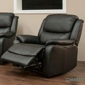 Parker 1 Seater Recliner Black