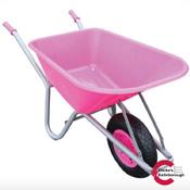 BuildWorx Pink Wheelbarrow 100 Litre image