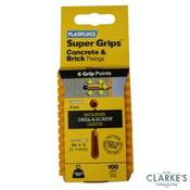 Plasplug Supergrip Concrete &amp; Brick Platic Fixings 5 mm | 100 Pack