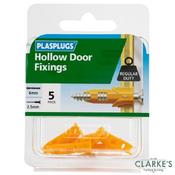 Plasplugs Hollow Door Plugs | 5 Pack