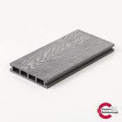 Portland Montana Woodgrain Soft Grey Composite Decking image