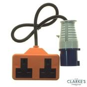 PowerMaster CEE 16 AMP Plug with Double Rubber Socket
