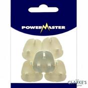 Child Safety Socket Blanks 5 Pack White Powermaster