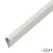 PVC Self-Locking Profile White 15mm/2m