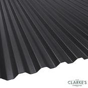 PVC Corrugated Roof Sheeting Black image