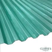 PVC Corrugated Roof Sheeting Green