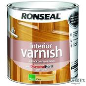 Ronseal Diamond Hard Interior Varnish Matt Clear 2.5 Litre