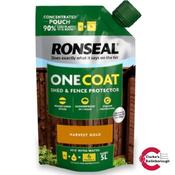 Ronseal One Coat Shed and Fence Protector Harvest Gold Pouch 950ml