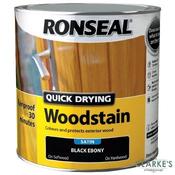 Ronseal Quick Dry Woodstain Black Ebony 750ml