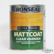 Ronseal Ultra Tough Mattcoat Clear Varnish 2.5 Litre
