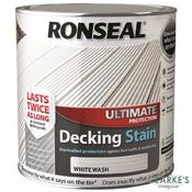 Ronseal Ultimate Protection Decking Stain White Wash 2.5 Litre