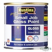 Rustins Small Job Gloss Paint Oxford Blue 250ml