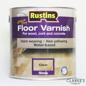 Rustins Quick Dry Floor Varnish Clear Gloss 1 Litre