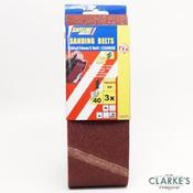 Safeline Sanding Belts 100 mm Grit 40 Coarse