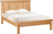 Salisbury Oak panelled 4ft6 bed frame image