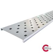 Satus Fence Square Hole Trellis Panel Goosewing Grey 1780x300mm image