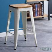 Seattle contemporary bar stool cream