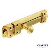 Securit Brass Heavy Door Bolt 100mm