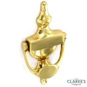 Securit Victorian Urn Door Knocker Brass 125mm