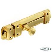 Securit Brass Heavy Door Bolt 150mm