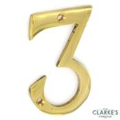 Securit Door Numeral No. 3