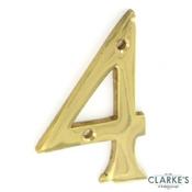 Securit Door Numeral No. 4