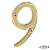 Securit Door Numeral No. 9
