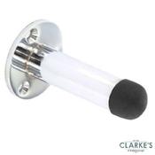 Securit Chrome Projection Door Stop 75mm