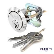 Chrome Universal Spare Cylinder Lock
