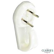 Securit Hard Wall Picture Hooks 40mm Pack of 2 image