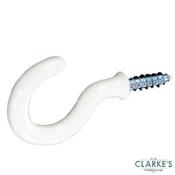 Securite Cup Hooks Plastic Coated 50mm Pack of 3