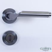 Brooklyn Lever on Rose Handles/Lock Pack Chrome