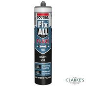 Soudal Fix All Flexi Sealant Adhesive Grey 290ml