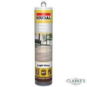 Soudal Parquet and Timber Sealant Light Grey 290ml image
