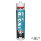 Soudal Trade Sanitary Silicone Clear 290ml