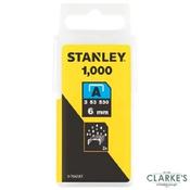 Stanley A Type Staples 6mm