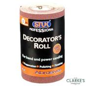 Stuk Grit 120 Decorators Roll Sanding Paper 5m