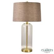 Vincenza Glass Table Lamp 73cm