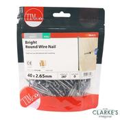 TimCo Bright Round Wire Nails 40x2.56mm