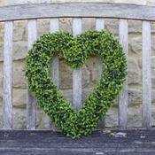 Topiary Heart Faux Garden Decor