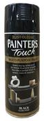 Rust-Oleum Painters Touch Spray Paint Black Gloss 400ml image