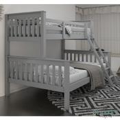 Triple grey bunk bed image
